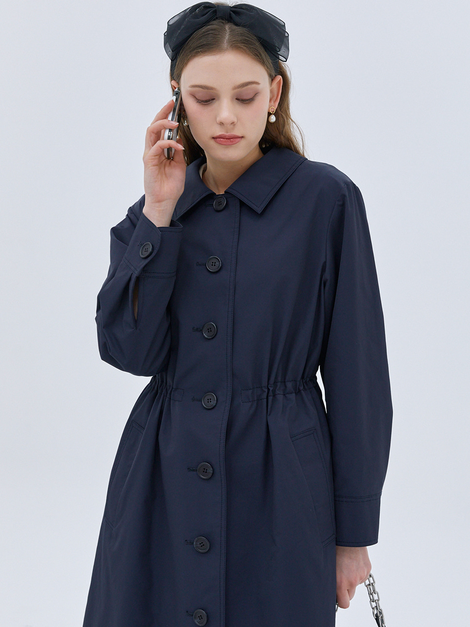 Single Button Trench Coat_NV
